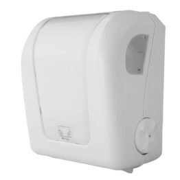 DISPENSADOR AUTO CORTANTE PARA PAPEL TOALHA BOBINA EXACCTA