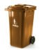 CONTENTOR 240L EURO MARROM NOBRE